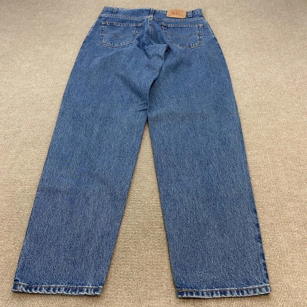 Vintage Levis Jeans Mens 34x34 Fits 34x36 560 Relaxed Tapered 90s 1999 Classic